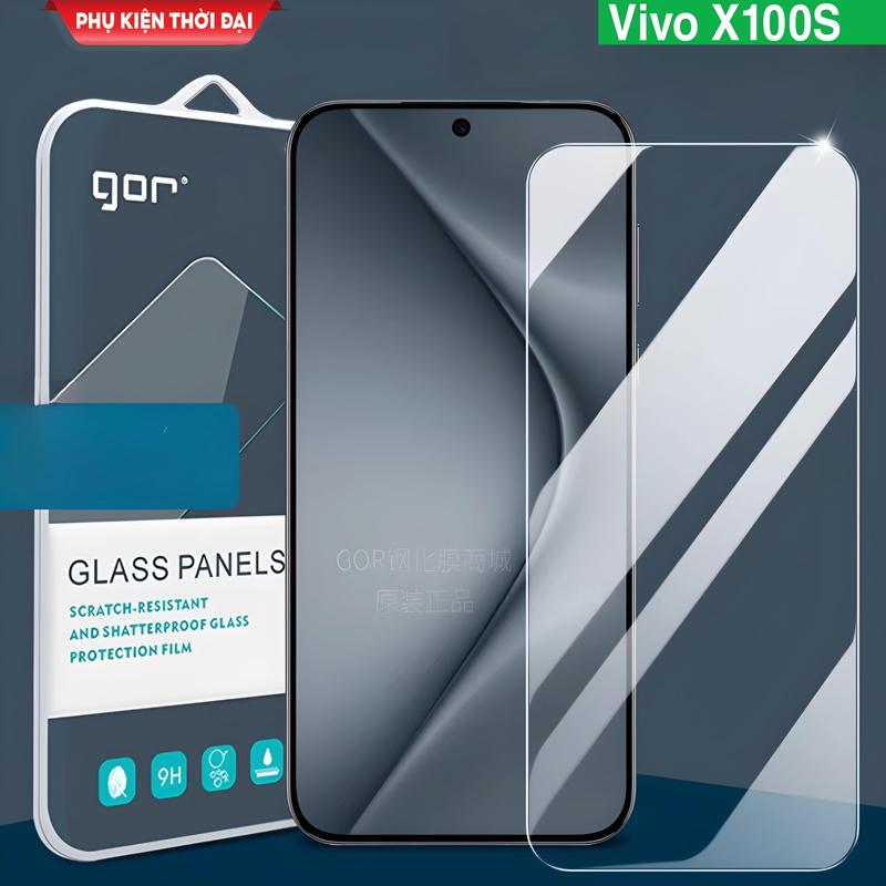 Cường lực Gor cho Vivo X100S X200 Pro Mini X200s X300 Pro trong suốt trơn mượt hạn chế vân tay