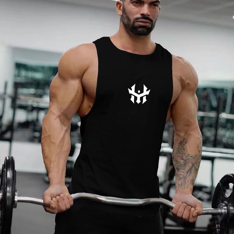 Product Introduction of Men's Summer Sleeveless T Shirt Gym Basketball Sportswear Tank Tops Print Casual Quick-drying Vest Male Fitness Men's Clothing 7