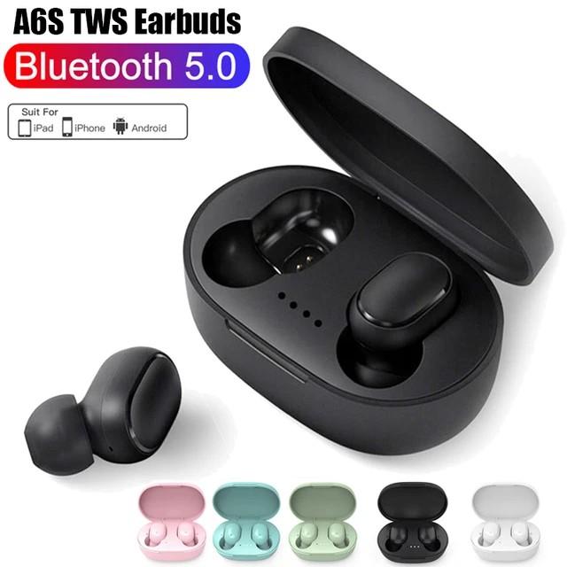 Product Introduction of A6S TWS Earphone Bluetooth Nirkabel 5.0 Headset Earbud Olahraga Mikrofon Earphones Headphone Hitam Wireless Handset head sead Pink Bass Ponsel 1