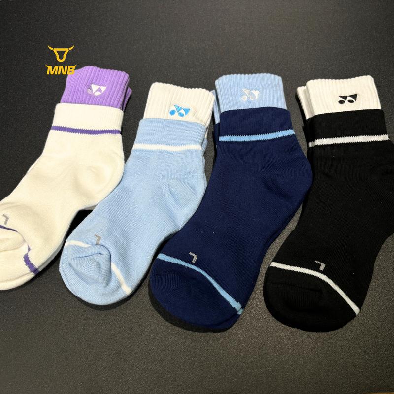 YONEX - Tất/Vớ Cầu Lông YONEX Cổ Dài Phối Màu Hàng Chính Hãng - Dày Dặn, Thấm Hút Mồ Hôi