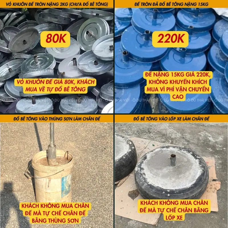 Ô dù chính tâm 3m 10 nan, ô dù che nắng mưa ngoài trời (không kèm chân đế), vải bạt cao cấp Ô DÙ THÁI VIỆT 7