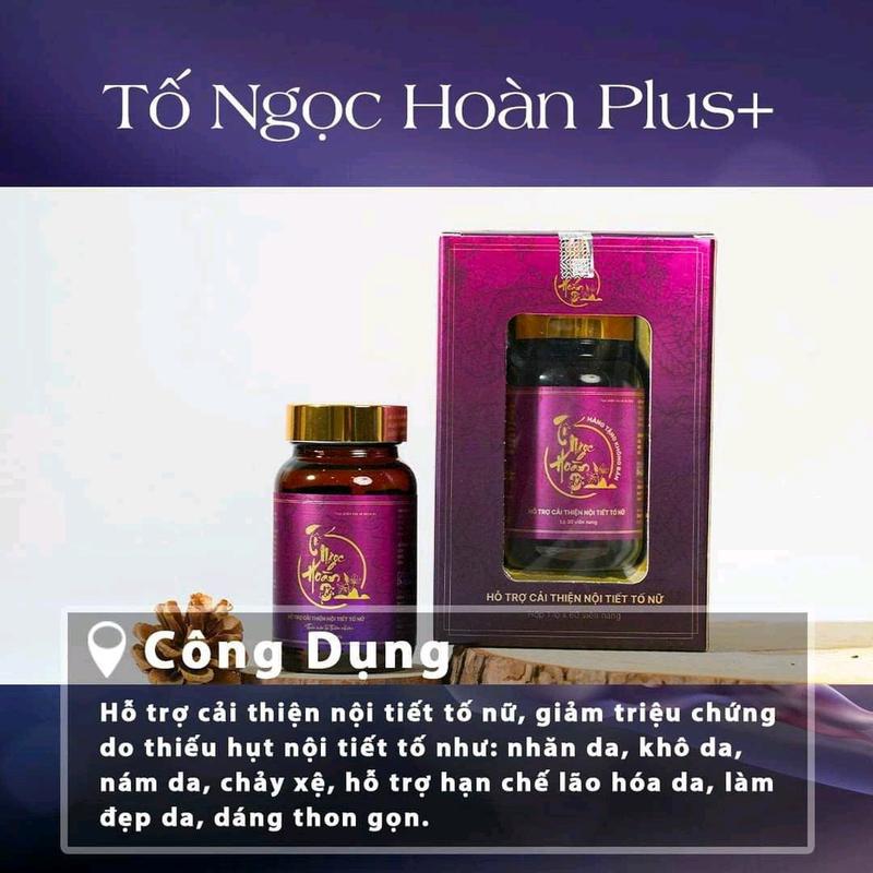 Viên Uống Tố Ngọc Hoàn Plus + Chính Hãng Dova Hộp 60 Viên(Bao Test Mã)