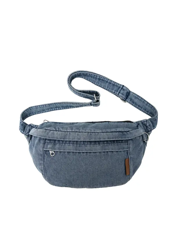 Fashionable Shoulder Bag, Casual Versatile Chest Bag for Men and Women, Simple All-match Crossbody Bag for Daily Travel, Easy To Carry, Office Workers Commuting, Students in Class 2