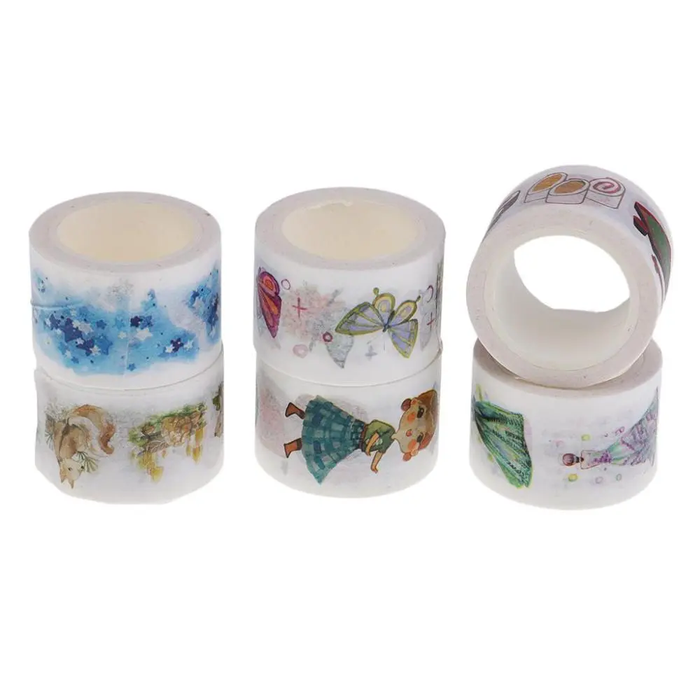Hand Drawing Washi Masking Tape 7Mx3CM for Scrapbooking, ,