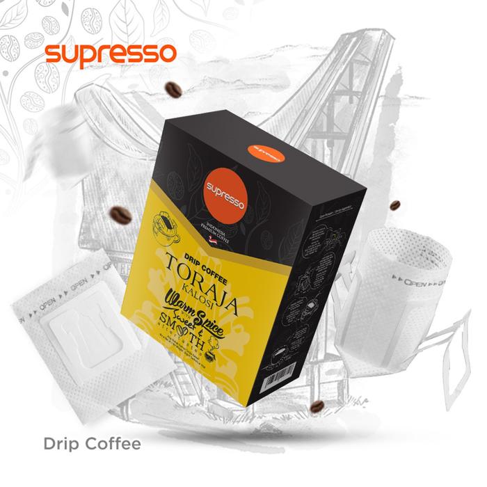 Gambar Supresso Toraja Kalosi Drip Coffee dari INDRACO Store Kab. Gresik Tokopedia