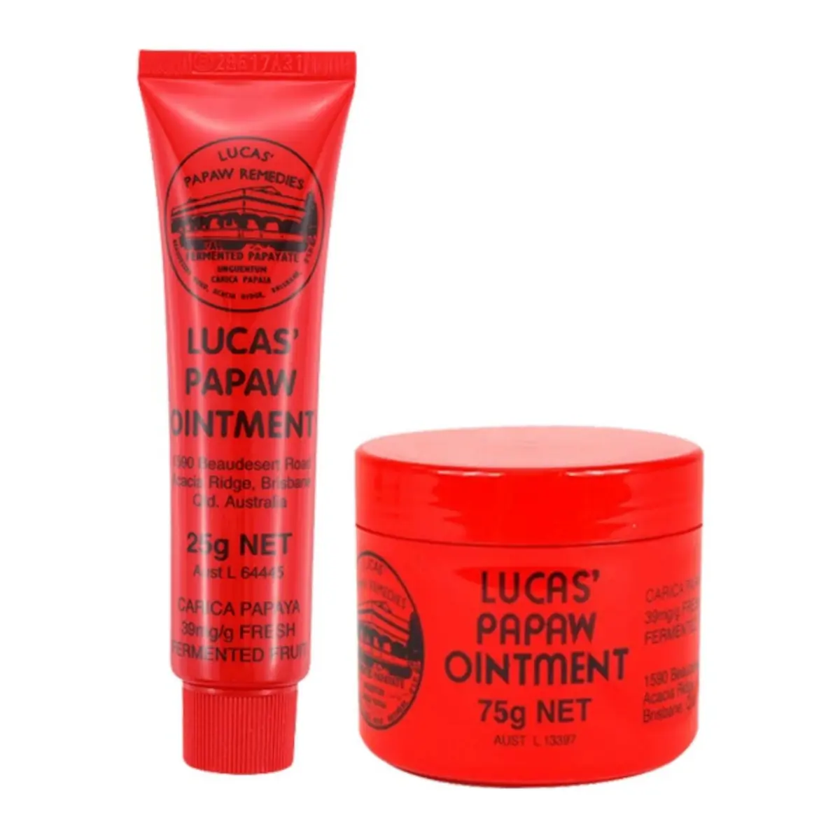 Australian original Lucas Papaw papaya cream hydrating and anti-itching 25g lip balm moisturizing and nourishing baby skin care products cosmetics moisturizing and moisturizing
