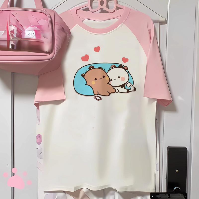 Product Introduction of Bubu And Dudu tshirt women comfortable modern style tshirt female Japanese graphic anime clothes 1