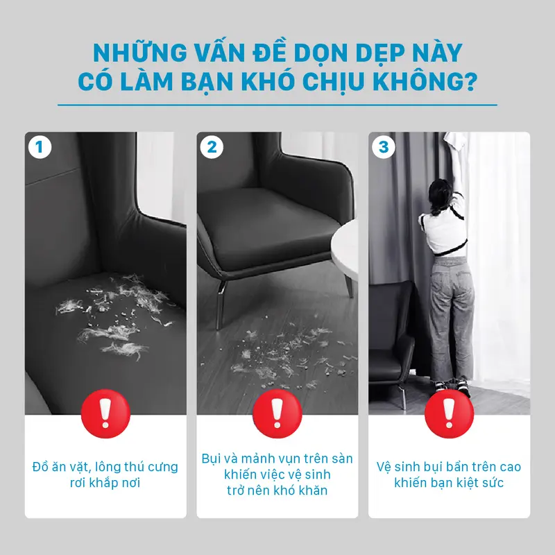 Cây lăn bụi sàn nhà 24cm CB-01 Homepower 60 tờ/cuộn - Keo siêu dính, tay cầm dài, kích thước lớn 1
