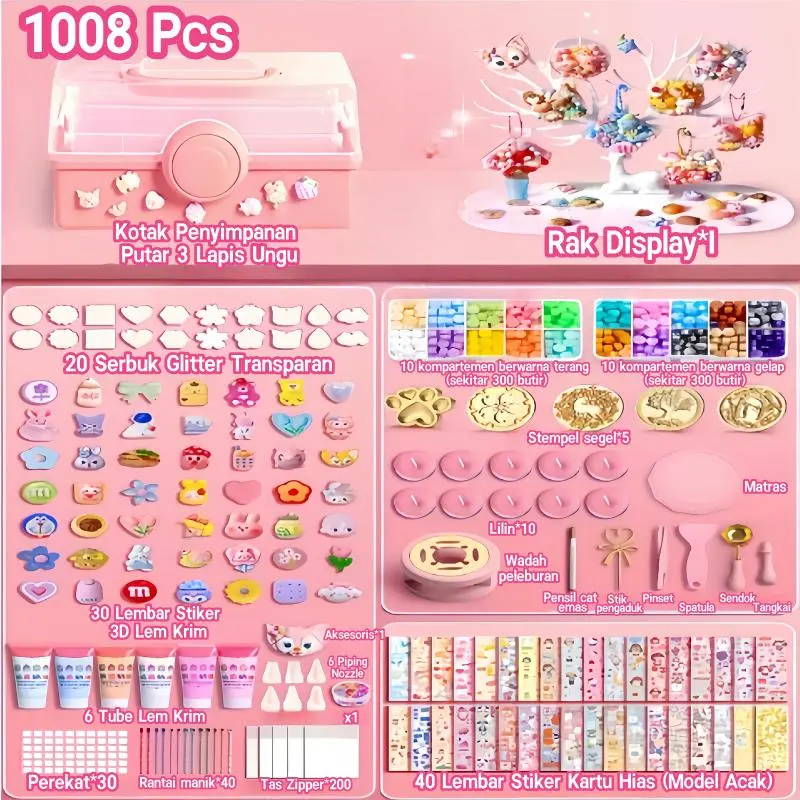 1008Pcs-Pink