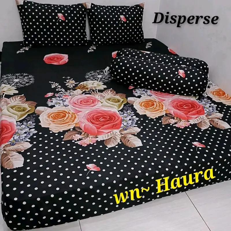 SPREI HOMEMADE DEWASA MOTIF FLOWER Karet King Sarung Sprai kuromi cinnamoroll labubu 5