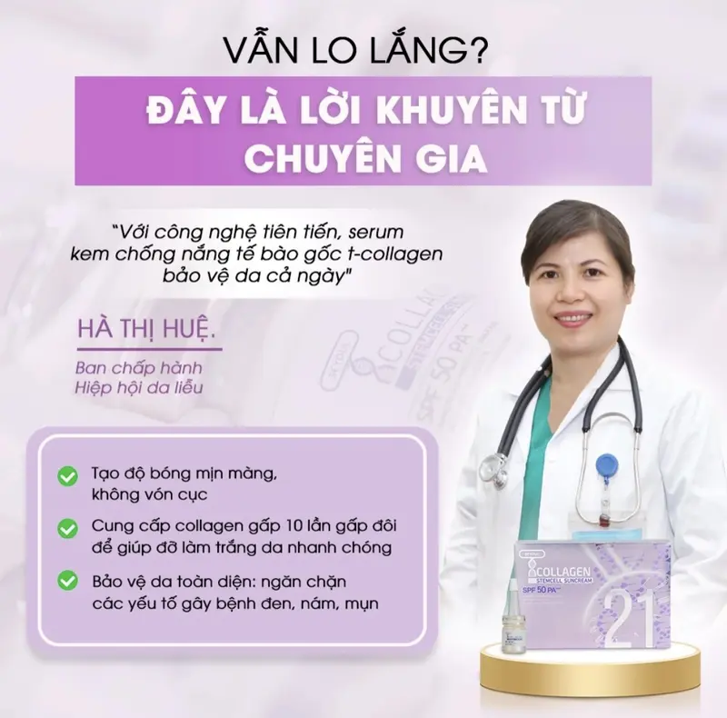 Serum Chống Nắng Tế Bào Gốc T-Collagen 21 giờ SEYOUL SPF 50+ PA++++ nâng tone da, giúp da mịn màng 6