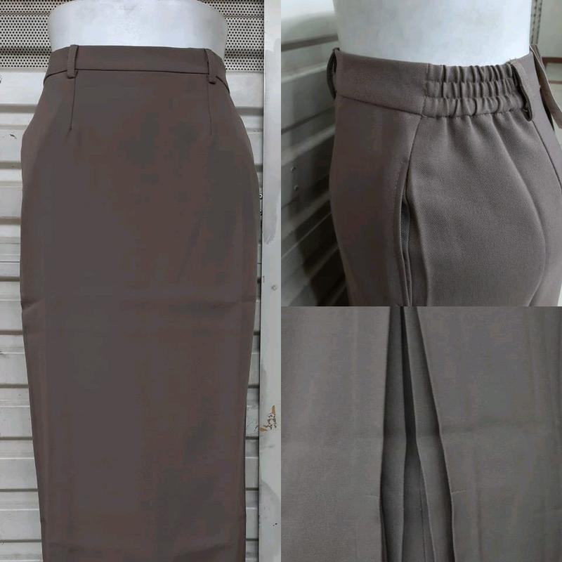 rok span syakira/rok kerja/rok rempel import Poliester Wanita 3