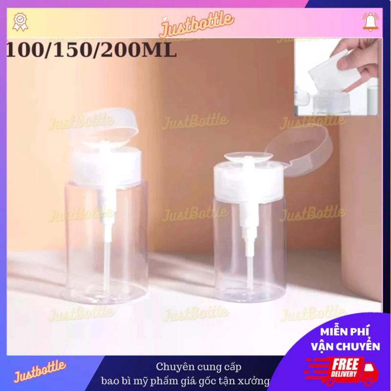 Chai Toner Nhấn 100Ml 120Ml 150Ml 200Ml 300Ml Lọ Chiết Mỹ Phẩm Nhựa Pet Đựng Nước Hoa Hồng Tẩy Trang Du Lịch Nhỏ Gọn Tiện Dụng Giá Rẻ lọ  đựng lọ  đựng lọ  đựng
