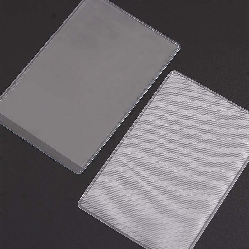 Product Introduction of Portable Transparent PVC Waterproof Protect Credit Cards Card Case ID Card Holder Card Cover Bank ID Card Sleeve 10