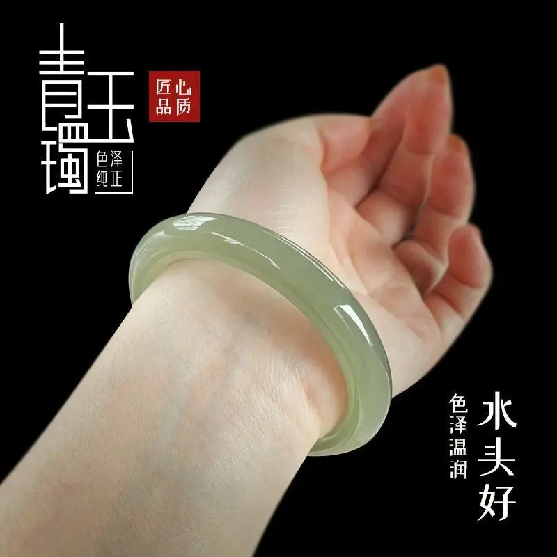 Vòng Tay Ngọc Bích Băng, Cùng Phong Cách Với Bộ Sưu Tập Giàu Có Rắn Năm Con Rồng, Thủy Tinh Dày, Phong Cách Cổ Trang, Phụ Kiện Một Bước, Vòng Tay Vợ Chồng Hoàng Gia, Quà Tặng Ngày Của Mẹ Bạn Thân, Thu Thập 1086 Người