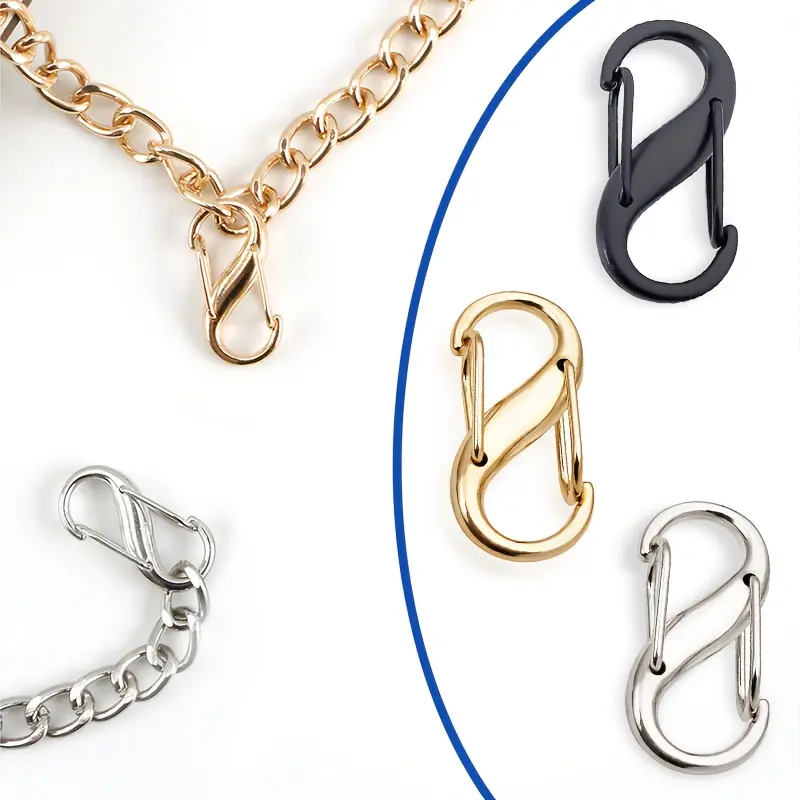 3 Zipper Clip Anti-Theft Device, Double Opening Zipper Lock Anti-Theft, S-Shaped Zipper Lock Is Suitable for Backpack to Keep Zipper Closed, Suitable for Travel Camping Luggage yoga  sit 3
