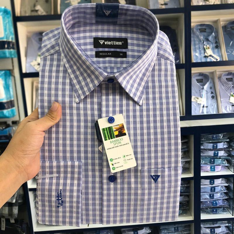  ÁO SƠ MI DÀI TAY VIỆT TIẾN- 1T6646BRY- PHOM REGULAR 