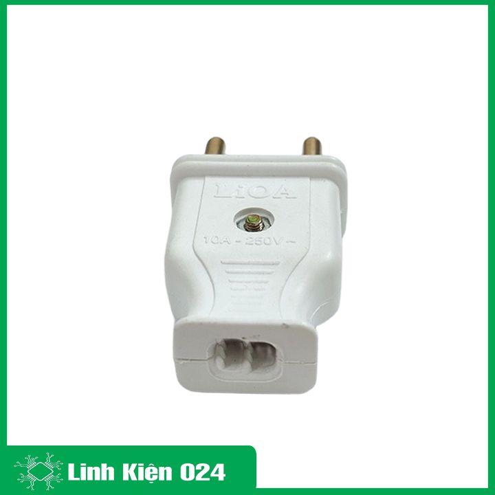 Phích cắm điện 2 chân  LIOA 250V/10A 2