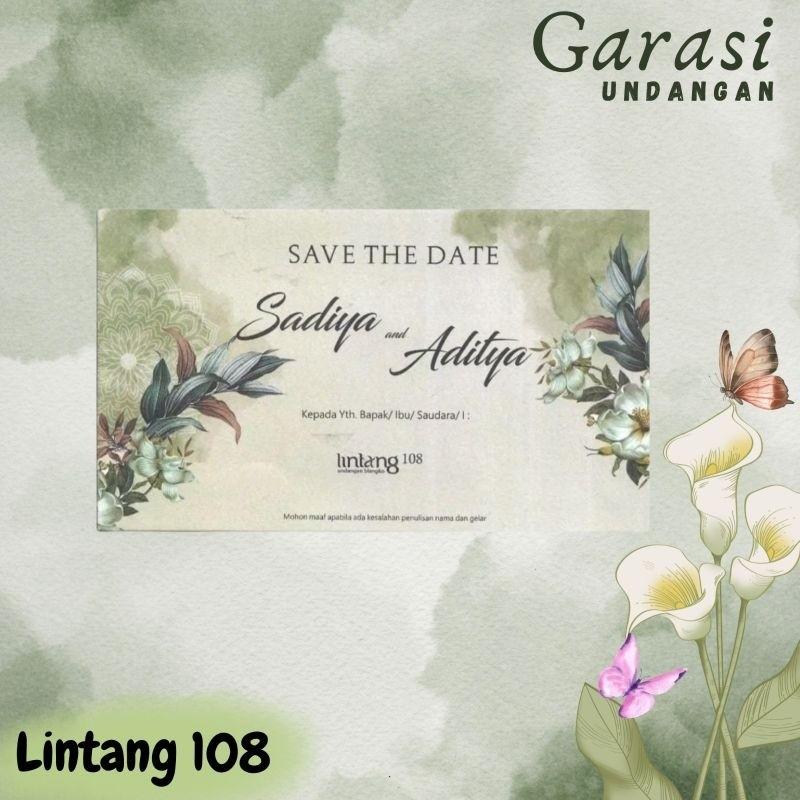 Undangan Pernikahan LINTANG 108 Elegan Modern Paket Lengkap 100 PCS Gratis Label & Plastik - JanjiKita | Default