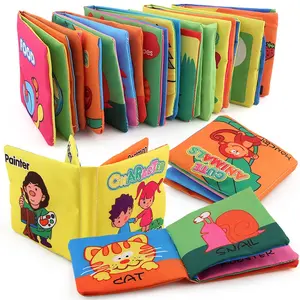 GF Buku Bantal Bayi Soft Book Mainan Edukasi Buku Anak Bantal Buku Kain Bayi Buku Cerita Pillow Cloth Book
