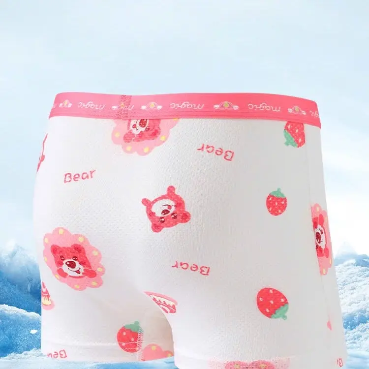 [ Bé tròn tăng size](9-40kg )Set 4 Quần koromi Gấu Dâu thông hơi cho bé gái xì chun baby 7