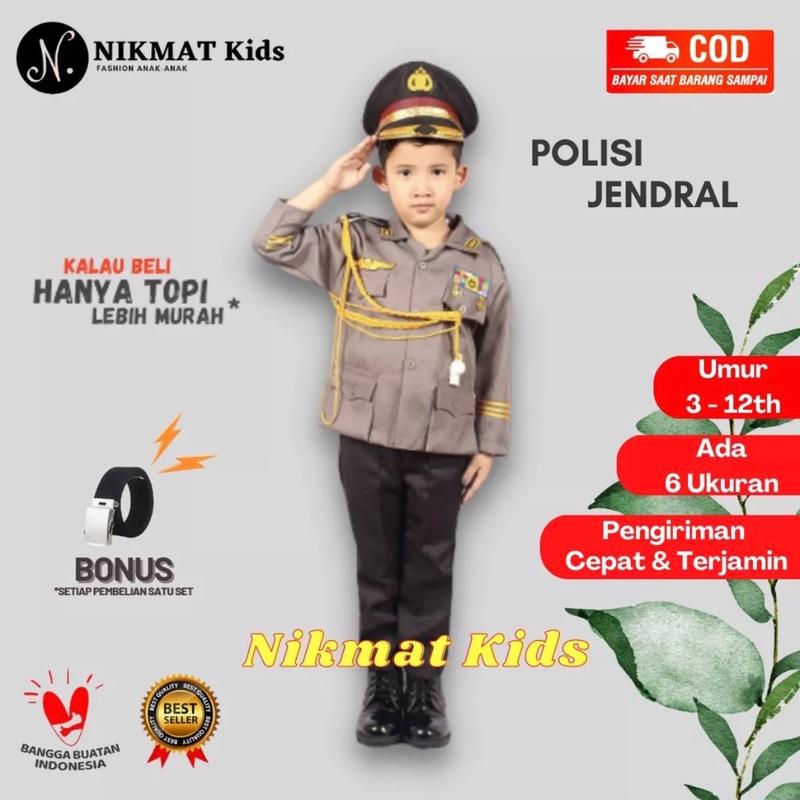 BAJU POLISI KOMBI (kijang) Anak 0