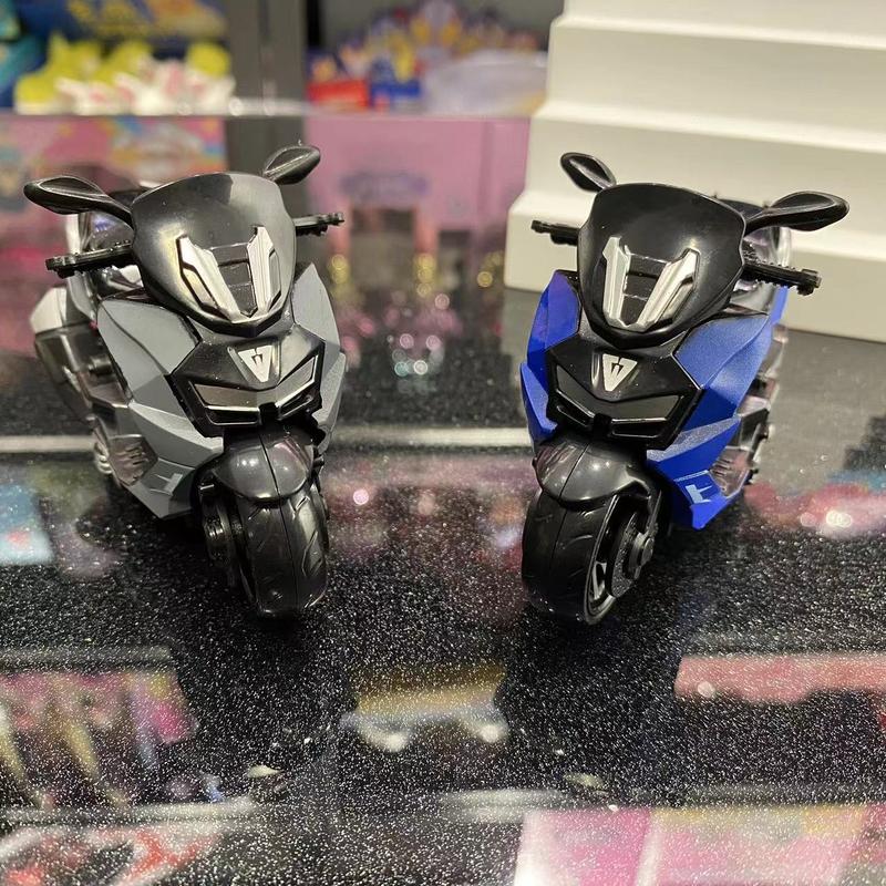 Product Introduction of Alloy Pull Back Motorcycle Simulation Pedal Toy Car Model Keychain Pendant Gift Clip Doll Gift 23