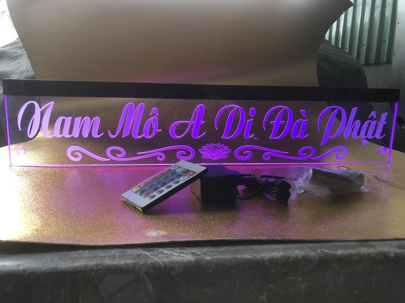 Product Introduction of CHỮ ĐIỆN : Nam Mô A Di Đà Phật - Hoa văn dưới- TREO TƯỜNG- 2D 20
