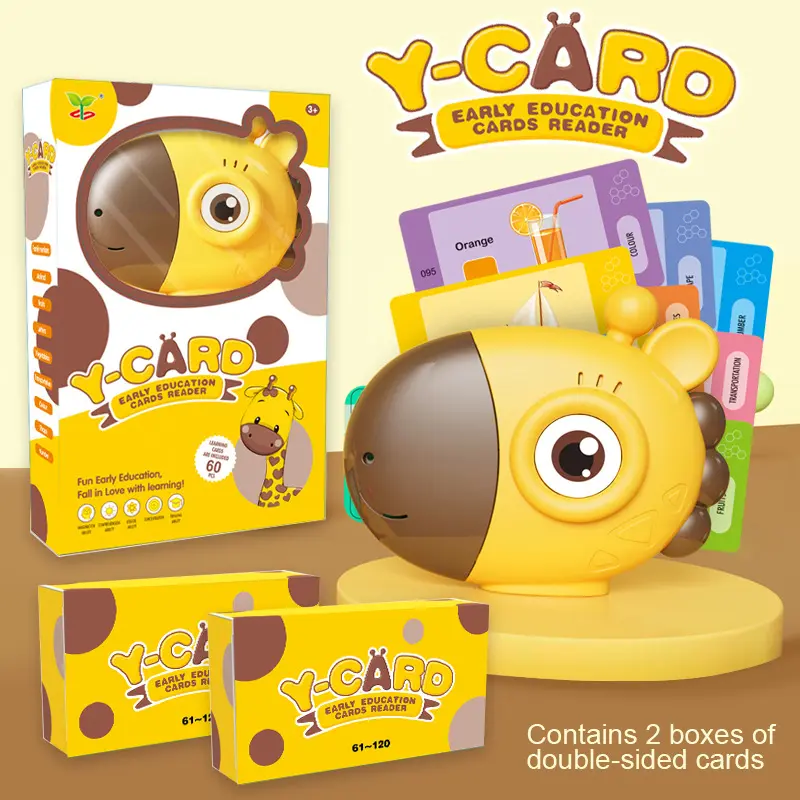 Giraffe English card reader learning machine children's early education enlightenment enlightenment point reading toy