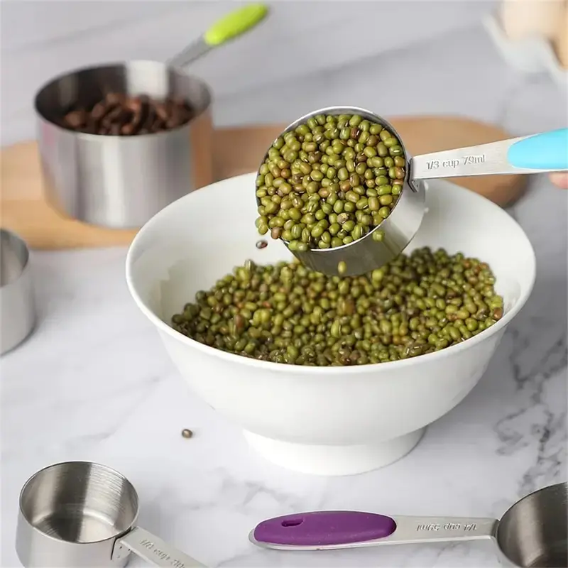 Stainless Steel Measuring Spoon Set, 17pcs/set Double Head Magnetic Measuring Spoon, Kitchen Measuring Utensils for Baking, Cooking 3