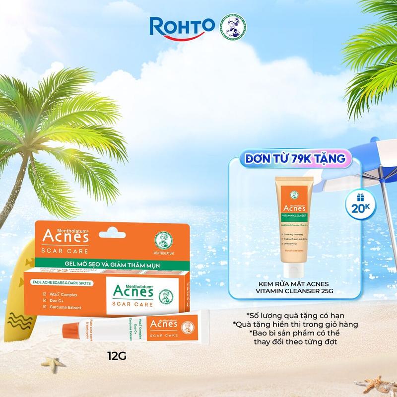 Gel mờ vết thâm và liền sẹo Acnes Scar Care 12g