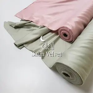 1 meter bahan kain satin silk velvet premium furing saten gamis gaun hijab bridesmaid kebaya indonesia warna 11 kain bridesmaid burgundy teracota tembaga