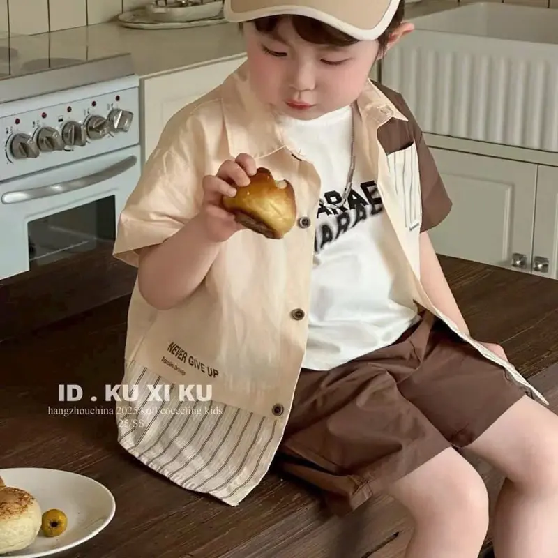 Set sơ mi cho bé trai mùa hè siêu đẹp size từ 10kg đến 22kg