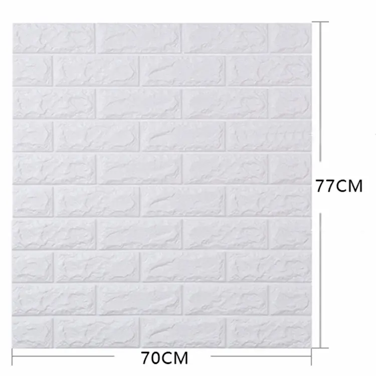 3d three-dimensional brick pattern foam wall stickers decorative background wall waterproof wallpaper wall panel soft pack self-adhesive wallpaper