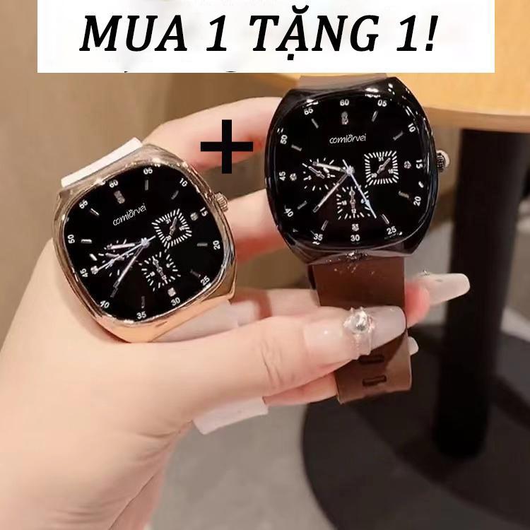 [Nam nữ đều đeo được, mua 1 tặng 1] Đồng hồ cao cấp làm từ silicone cao cấp, kiểu dáng đẹp, hiện đại. 0