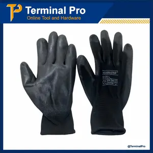 Kenmaster Sarung Tangan Pelindung Safety MERAH HITAM Pilih Warna