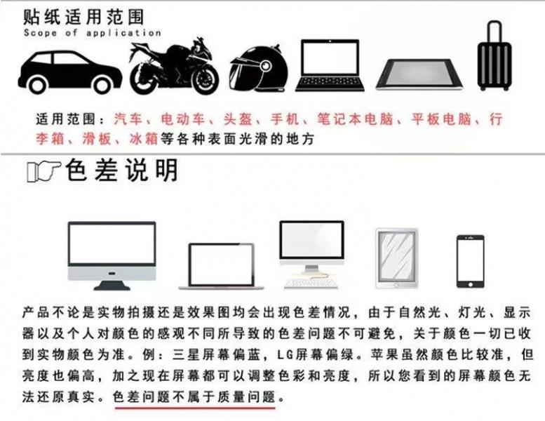 Product Introduction of Cry Baby Laptop Electric Car Storage Box Stickers Cartoon POPMART Car Stickers Waterproof 4