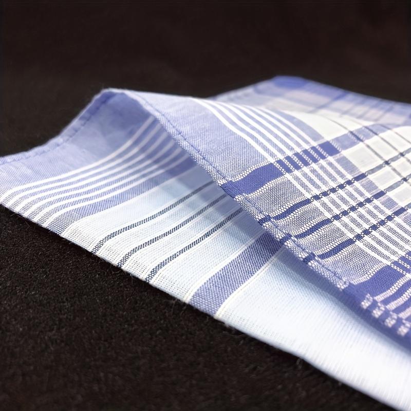 Product Introduction of 12pcs Handkerchief Mixed Style Mixed Color, Men's Light Color Series Handkerchief 7