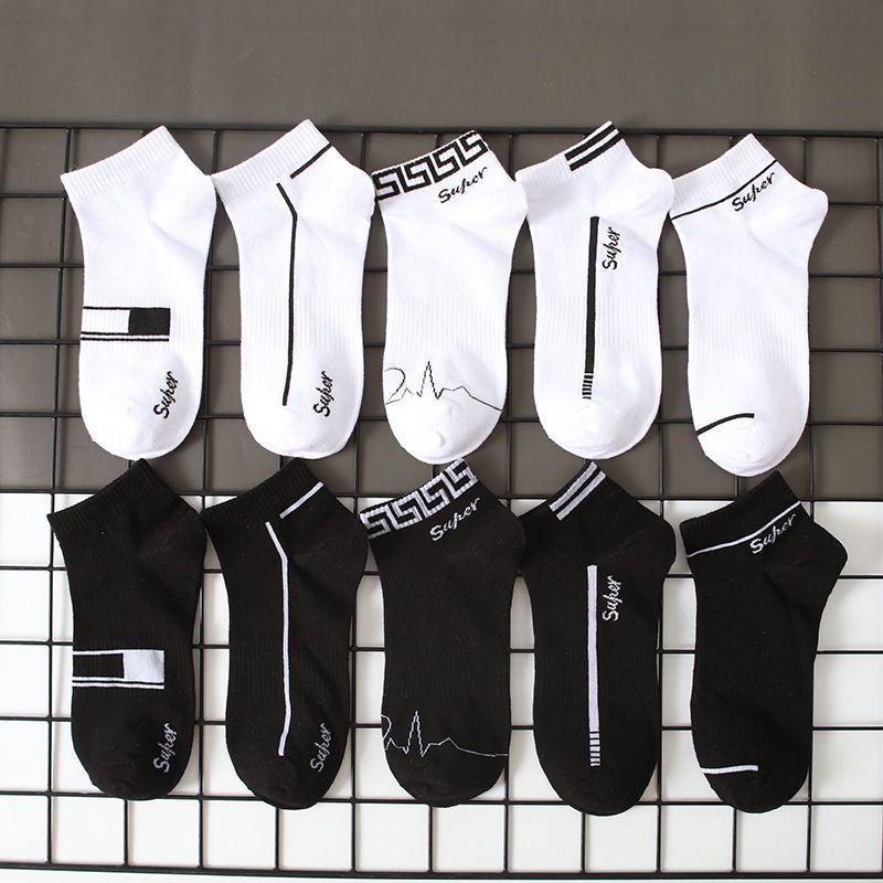 Tất Nam, HK, Tất Ngắn Cotton Mùa Hè, Chống Mùi, Thấm Hút Mồ Hôi, Mỏng, Hợp Xu hướng, Thích Hợp Cho Thể Thao Và Du Lịch, Tất Thuyền, Cho Nam 3