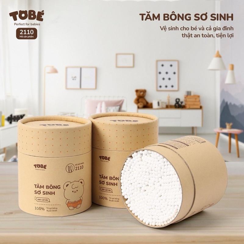 Hộp tăm bông Tobé 400c hộp