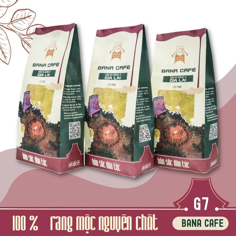Cà phê Bana Cofe G7 | Cafe rang mộc nguyên chất 100% Arabica Natural (Pha phin/ Pha máy/ Nguyên hạt) Coffee 2