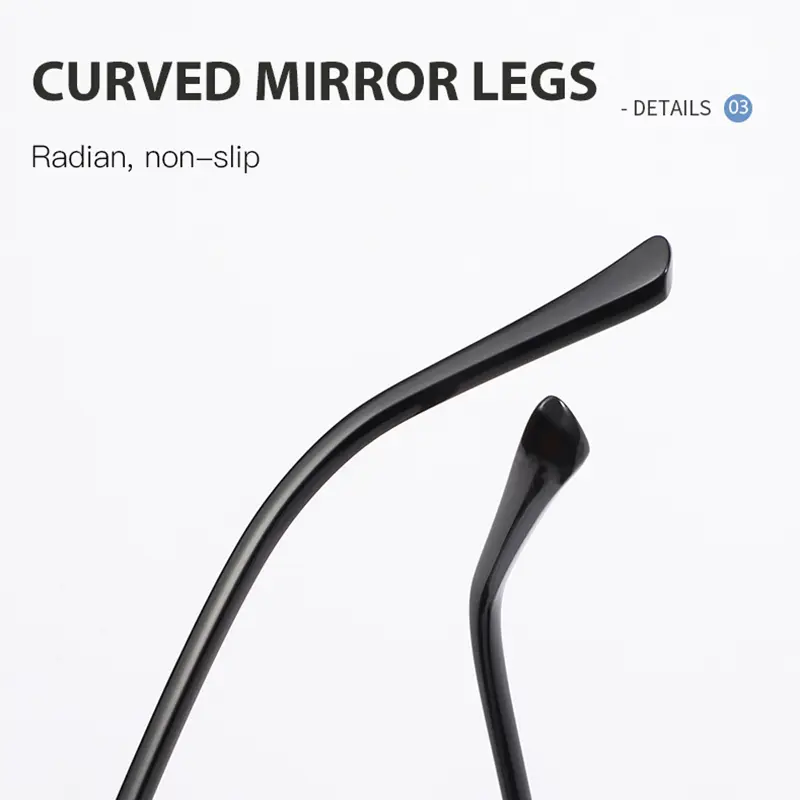 Magnetic Clip On Eyeglasses Frame Women Men 2 in 1 Anti Blue Light Blocking Polarized Business Style Metal Anti Sunlight UV400 Protection Optical Glasses Eyewear Sunglasses kacamata hitam 8