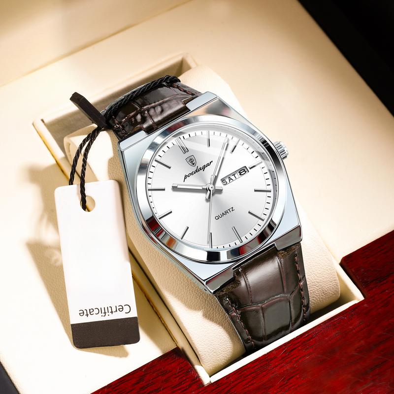 Ultra-Thin Men's Watch Waterproof New Quartz Watch Men chuan  watch 2
