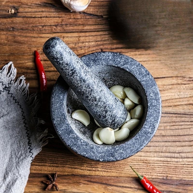 Multifunctional Grinding Bowl Set, 4 Counts Kitchen Garlic Mash Artifact, Sushi Spice Grinder, Pepper Chili Crusher, Household Commercial Grinding Tools, Seasoning 2