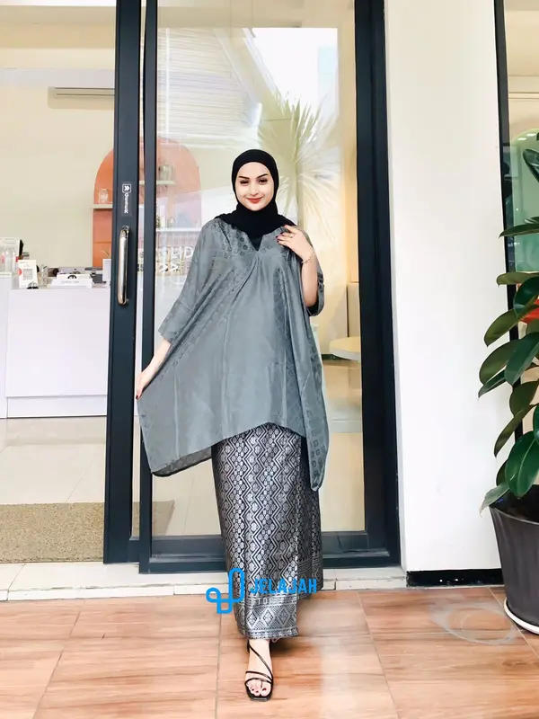 KAFTAN ARUN || VISCOS ADEM PREMIUM Nyaman Batik Gamis Tunik Wanita Muslim 5