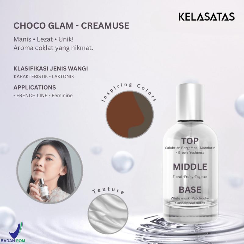KELASATAS X ANDARI Parfum Creamy Edition 30ml Eau De Parfume Unisex Wangi Tahan Lama BPOM EDP Box Coklat 4