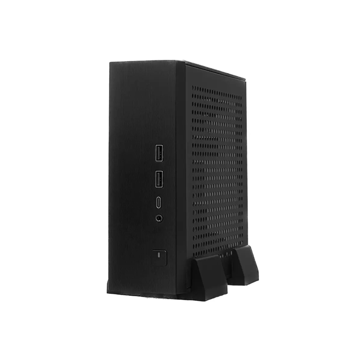 M09 HTPC Mini ITX Computer Chassis DC Power Supply Industrial Control Chassis Desktop Computer Case Support Wall Hanging