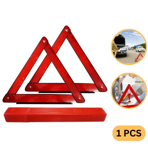 Segitiga Pengaman Car Reflector Emergency Triangle Warning Sign IZY