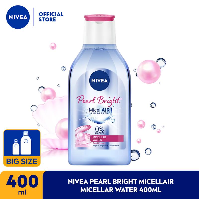 Product Introduction of NIVEA Micellar Water MicellAir Pearl Bright 400ml 1