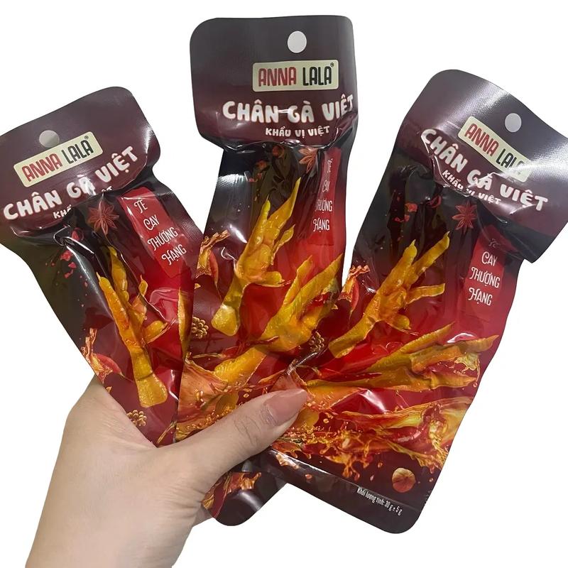  Combo 30&40 và 50 chân gà Annalala ủ vị thượng hạng loại 35rg thơm ngon đậm vị. 